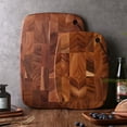 thumbnail image 2 of Acacia Wood Chopping Board-Premium Non-Slip Kitchen Chopping Board with Lanyard, 2 of 7