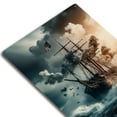 thumbnail image 7 of 1pc Iron painting for Theme "Fantasy Pirate Ship,Wall Poster,Art Picture", Metal Logoing Wall Art Suitable for Bars, Clubs, Cafes, Restaurants, Bedrooms,Bathrooms Or Garages 20*30cm/8*12inch, 7 of 7