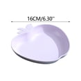 thumbnail image 3 of Fegute Apples Shape Plates Plastic Reusable Dinner Plates Dishwasher Microwave Safe Elegant Design Outdoor Indoor Use Versatile Dining Kitchen Plates, 3 of 9