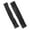 Black, variant on Lightweight Outdoor Arm Sleeves With Ruffled Design Sun Ray Blocking For Sports And Travel Cycling Running
