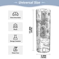 thumbnail image 2 of Line Art Tree House Plastic Vase 11.8'' x 3.9'' Transparent Non Breakable Decorative for Family, 2 of 6