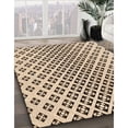thumbnail image 3 of Ahgly Company Machine Washable Indoor Round Transitional Saddle Brown Area Rugs, 3' Round, 3 of 7