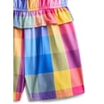 thumbnail image 3 of Wonder Nation Toddler Girls Printed Fashion Romper, Sizes 12M-5T, 3 of 3
