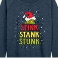 thumbnail image 3 of Dr. Seuss - The Grinch Stink Stank Stunk - Women's Lightweight French Terry Long Sleeve Shirt, 3 of 5