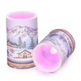 thumbnail image 7 of Yayeee Flameless Candles with Remote Flickering Battery Operated Multi Color Changing, Winter Village, 7 of 7