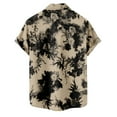 thumbnail image 2 of Mens Casual Hawaiian Shirts Tropical Vacation Short Sleeve Button Down Tops Summer Fashion Beach Relaxed Fit Retro T Shirts, 2 of 6