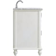 thumbnail image 6 of Elegant Decor Rhodes 30" Single Marble Top Bathroom Vanity in Antique White, 6 of 16