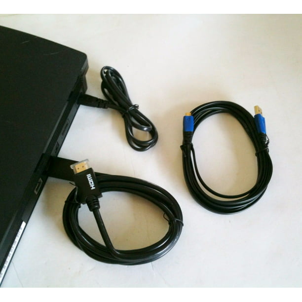 træt af røgelse Stol Playstation 4 Connection Bundle Kit - Power Cord, HDMI Cable, Controller  Charger - Walmart.com