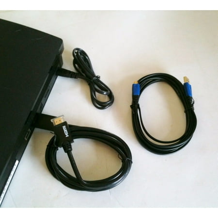 Playstation 4 Connection Bundle Kit - Power Cord, HDMI Cable, Controller Charger