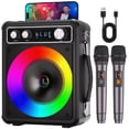 thumbnail image 1 of Altavoz Bluetooth portátil Karaoke Machine VOSOCO con micrófono x2, 1 of 9