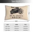 thumbnail image 4 of Kll Let The Adventure Begin Pillow Covers Envelope Closure,Super Soft And Cozy Fuzzy Fleece Pillow Case Cover 16"X24", 4 of 9