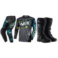 thumbnail image 1 of Oneal Element Villain Grey Jersey Pant Boots Combo, 1 of 5