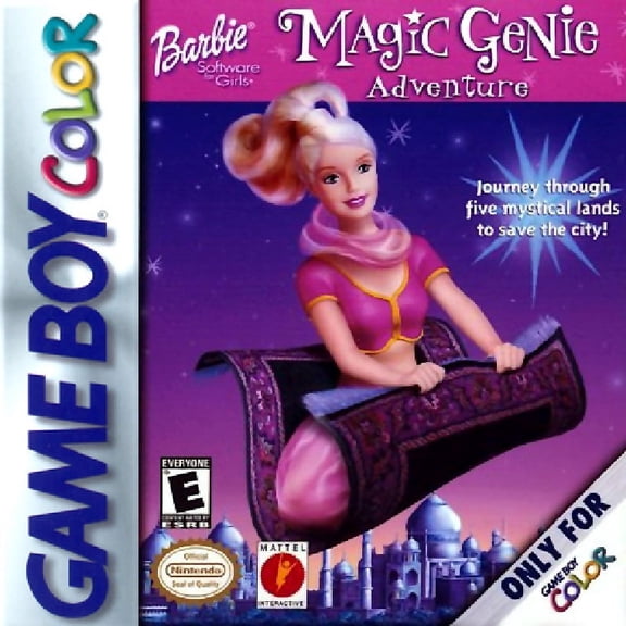Restored Barbie: Magic Genie Adventure (Nintendo GameBoy Color, 2000) Video Game (Refurbished)