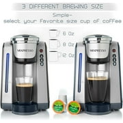 Mixpresso Dual Coffee Maker Single Serve Coffee Brewer, Ground and K Cup