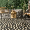 thumbnail image 6 of nuLOOM Sammi Geometric Trellis Indoor/Outdoor Area Rug, 4' x 6', Sammi Charcoal, 6 of 7