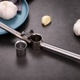 thumbnail image 3 of Garlic Press Mincer - 304 Stainless Steel Garlic Crusher & Peeler Set, Detachable, Heavy-Duty, Rust Proof Garlic Mincer Design for Extracts More Garlic Paste Per Clove, 3 of 5