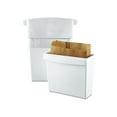 thumbnail image 4 of Rubbermaid Commercial Sanitary Napkin Receptacle with Rigid Liner Rectangular Plastic White 614000, 4 of 16