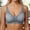 Blue, variant on Seamless Wireless Bra for Women No Show Through Light Support Full Coverage Bra for Saggy Stay in Place Wide Straps,Black,S