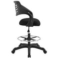 thumbnail image 3 of Modern Contemporary Urban Design Home Business Office Furniture Work Desk Chair, Fabric, Black, 3 of 7