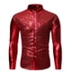 thumbnail image 1 of Camisa estampada de manga larga para hombre: blusa informal estampada, material de poliéster, tallas reales, S-XL, 1 of 8