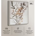 thumbnail image 3 of Meadow's Murmur II Canvas Delicate Floral Art by Art Remedy, Silver Frame, 16 x 20, 3 of 7