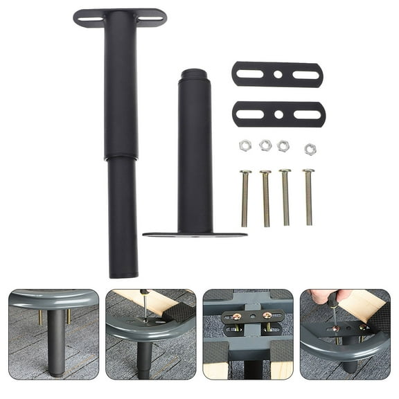 Raindrops  2 Sets Bed Leg Support Feet Simple Design Easy to Clean Travel