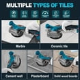 thumbnail image 3 of Ceramic tile vibration tool compatible with Makita batteries, two electric one charging cordless handheld ceramic tile vibration leveling machine, and floor brick wall, 3 of 5