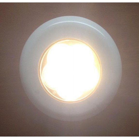 Pactrade Marine Boat 6 LED Warm White Ceiling Courtesy Light Plastic Flush & Surface