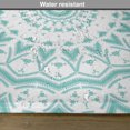 thumbnail image 6 of Ambesonne Aqua Place Mats Set of 4, Mandala Tie Dye Effect, Standard Size, Sea Green White, 6 of 6