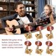 thumbnail image 2 of Clavijas de afinación de guitarra Clavijas de afinación de guitarra 3R 3L 6 uds. afinadores de bloqueo cerrados piezas de cabezales de máquina para accesorios de guitarra eléctrica acústica Hugtrwg Para estrenar, 2 of 8