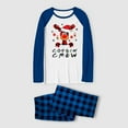 thumbnail image 3 of Cousin Crew Family Matching Christmas Pajamas with Festive Plaid Designs, Sizes NB to 6XL with Pet Outfit, 3 of 7