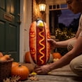 thumbnail image 2 of AZXY Porch Goose Outfits, 23 Inch Halloween Ghost Pumpkin Hot Dog Themed Costume for Cement & Plastic Porch Goose Statue, Holiday Goose Clothing for Outdoor Garden Yard Lawn Patio Statue Decoration, 2 of 5