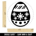 thumbnail image 2 of Christmas Ornament Painted Egg Self-Inking Rubber Stamp Ink Stamper - Green Ink - Mini 1/2 Inch, 2 of 7