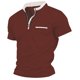 thumbnail image 1 of Camisas de Manga Larga para Hombres Casual Color Sólido Cuello Redondo, Blusa de Poliéster para Al Aire Libre, Diario Y Invierno de Primavera, 1 of 6