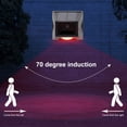 thumbnail image 3 of Luz de alarma solar con detector de movimiento, luz estroboscópica solar para exteriores, alarma de sonido con control remoto para patio, jardín, granja y garaje., 3 of 9