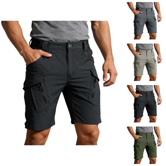 Mens Work Shorts Relaxed Fit Cargo Shorts for Men Breathable Casual Outdoor Daily Cargo Shorts