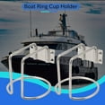 thumbnail image 4 of 2Pcs Stainless Steel Car Boat Ring Cup Drink Holder Bottle Stand for Marine Yacht Truck RV, 4 of 8