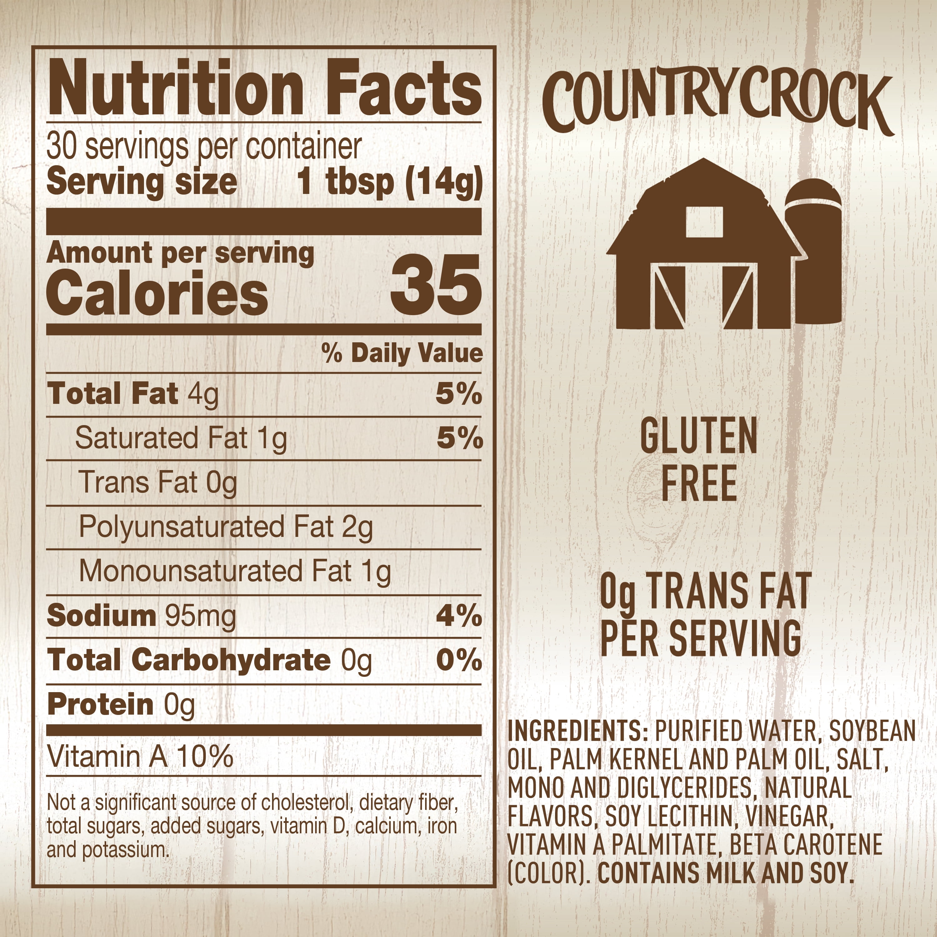 Country Crock Light Buttery Spread, 15 oz Tub