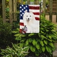 thumbnail image 2 of Patriotic USA Japanese Spitz Garden Flag, 2 of 5