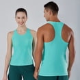 thumbnail image 4 of Camiseta sin mangas para entrenamiento de maratón de secado rápido para hombre, chaleco deportivo transpirable de malla para hombre, camiseta interior para gimnasio, chalecos para correr, 4 of 5