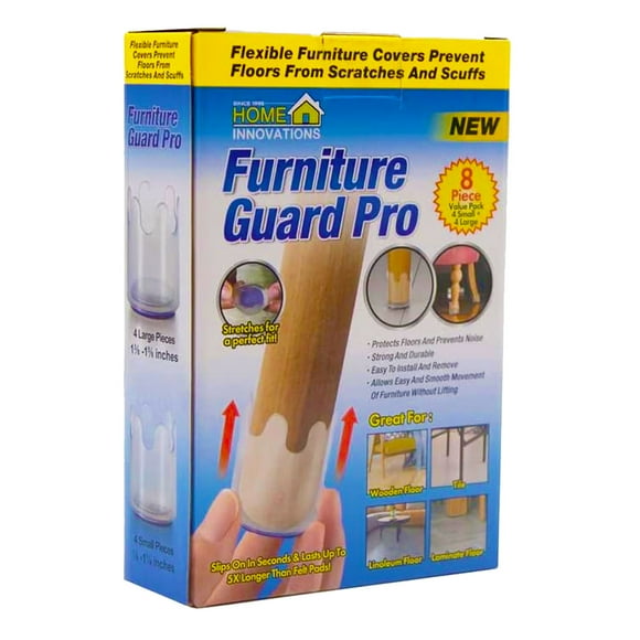 Furniture Guard Pro - Small ( 7/8 to 1 1/4 inches) - 8 Pieces