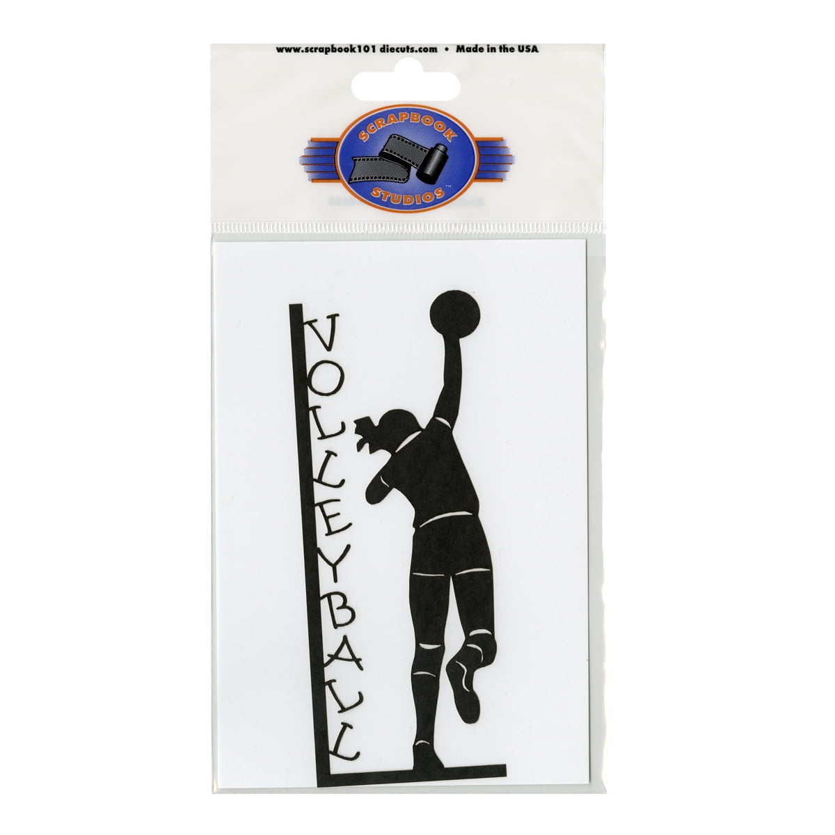 Cardstock Laser Die-Cuts 4'X6'-Volleyball Girl