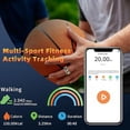 thumbnail image 3 of Bague Intelligente Bague Santé - Bagues Intelligentes pour Femmes Hommes, Bague Traqueur de Mise en Forme avec Écran d'Affichage LED, Bague Traqueur de Sommeil Compatible avec iOS/Android, 3 of 10