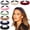 8 Pack Plastic Hair Hoop E, variant on 8 Pack Knotted Headbands for Women Wide Turban Headband Yoga Exercise Ribbing Hair Hoop Hair Bands Accessories