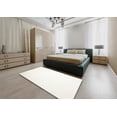 thumbnail image 4 of Ahgly Company Indoor Round Contemporary Beige Solid Area Rugs, 7' Round, 4 of 6