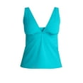 thumbnail image 6 of Time and Tru Women's and Women’s Plus V Neck Tankini Top, Sizes XS-2X, 6 of 6