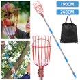 thumbnail image 3 of EIMELI Fruit Picker Stick with Telescoping Pole Durable Stainless Basket Fruit Picking Tool, 3 of 11