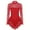 Red, variant on YONGHS Women's Floral Lace Ballet Dance Skirted Leotard Long Sleeve Figure Ice Skating Dress Red Small