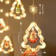 thumbnail image 3 of Luces LED navideñas de hadas, estrellas, árbol de Navidad, muñeco de nieve, Papá Noel, cadena de luces para interiores, exteriores, fiestas, bodas, decoraciones navideñas., 3 of 11