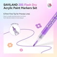thumbnail image 2 of Juego de rotuladores para uñas SAVILAND Essentials, 24 colores, 0,7 mm, 2 of 6